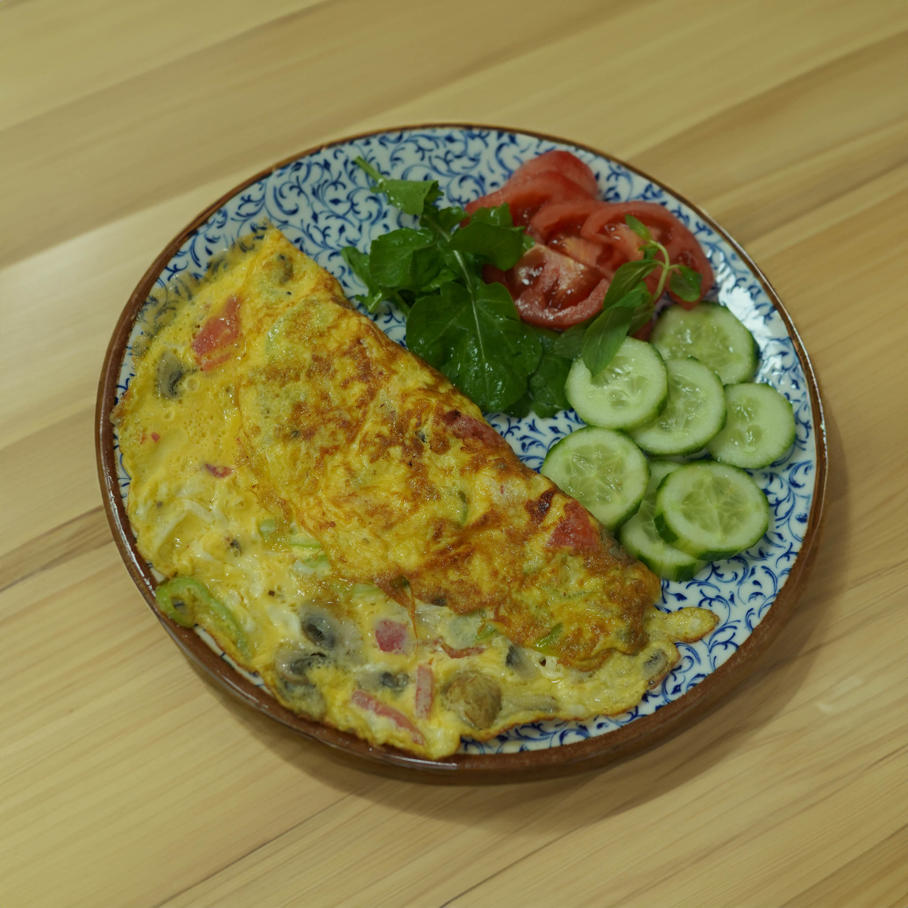 Sebzeli Omlet